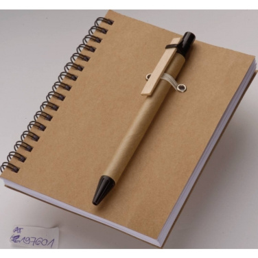 Logo trade promotional items picture of: A6 ECO Notepad KEYSTONE