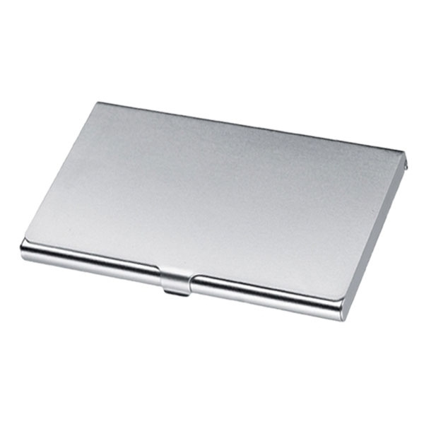 Logo trade corporate gifts picture of: Metal business card holder CORNWALL