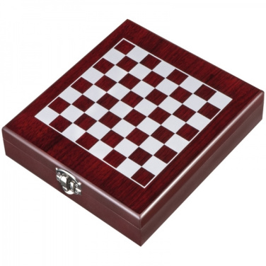 Logo trade business gifts image of: Chess wine set SAN GIMIGNANO