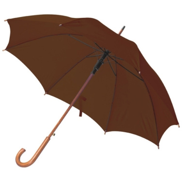 Logotrade promotional merchandise picture of: Wooden automatic umbrella NANCY