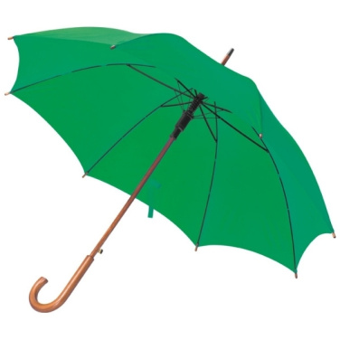 Logotrade promotional gift picture of: Wooden automatic umbrella NANCY