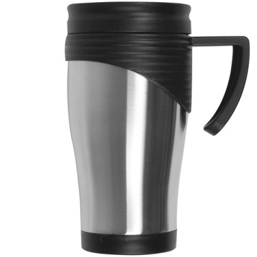 Logo trade promotional gifts picture of: Stainless steel thermo cup EL PASO 400 ml