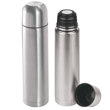 Logotrade corporate gift picture of: Stainless steel isolating flask VIRGINIA BEACH 100 ml