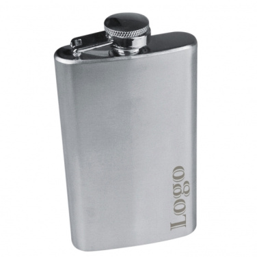 Logotrade promotional items photo of: Stainless steel hip flask FRESNO 104 ml