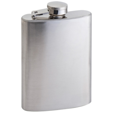 Logo trade promotional gifts image of: Stainless steel hip flask FRESNO 104 ml