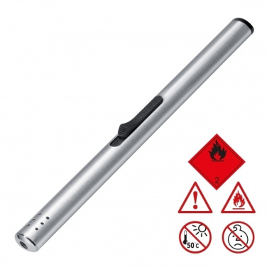 Logo trade promotional products picture of: Metal pole lighter BRISBANE