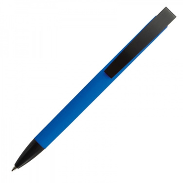 Logotrade promotional items photo of: Metal ballpen soft touch BRESCIA