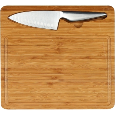 Logotrade business gifts photo of: Cutting board with knife MANTOVA