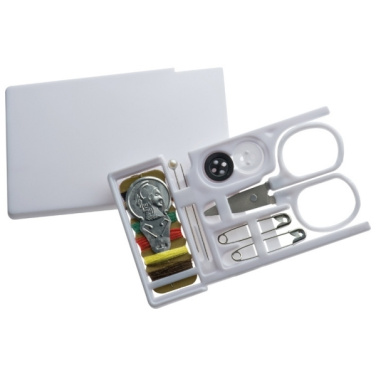 Logo trade business gift photo of: Travel sewing set LE HAVRE