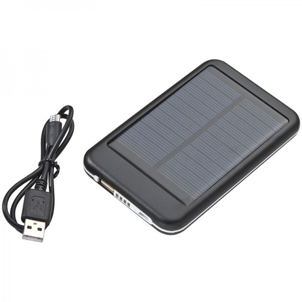 Logo trade advertising products picture of: Solar power bank PHILADELPHIA