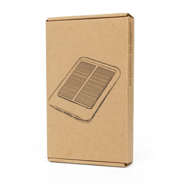 Logo trade promotional merchandise photo of: Solar power bank PHILADELPHIA