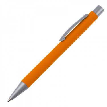 Logo trade promotional item photo of: Metal ballpen soft touch ABU DHABI