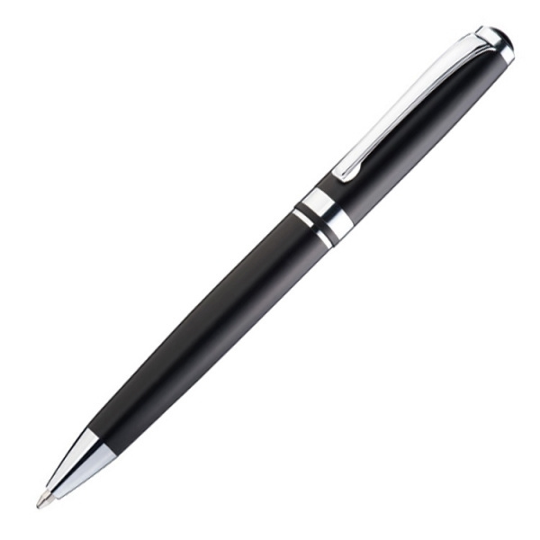 Logo trade promotional giveaways image of: Metal ballpen CLAYTON