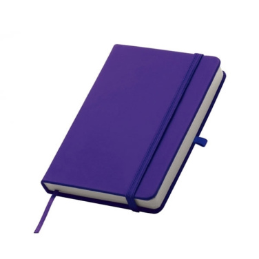 Logo trade promotional merchandise picture of: A6 note book LUBECK