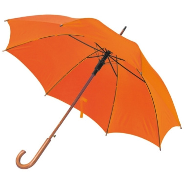 Logotrade advertising products photo of: Wooden automatic umbrella NANCY