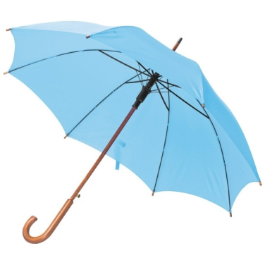 Logotrade promotional gift picture of: Wooden automatic umbrella NANCY