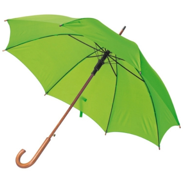 Logotrade promotional merchandise image of: Wooden automatic umbrella NANCY