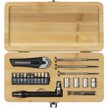 Logo trade promotional products image of: 22-piece tool set BERINGEN