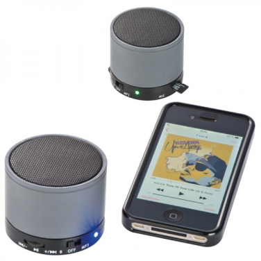 Logo trade promotional gifts picture of: Mini Bluetooth speaker HAWICK