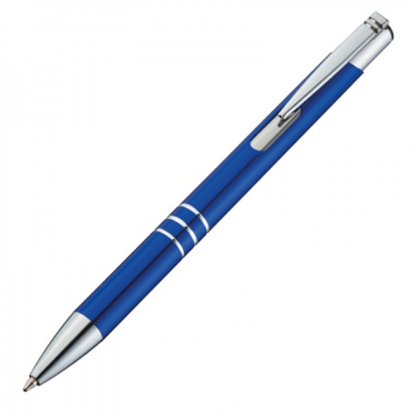 Logo trade business gifts image of: Metal ballpen ASCOT