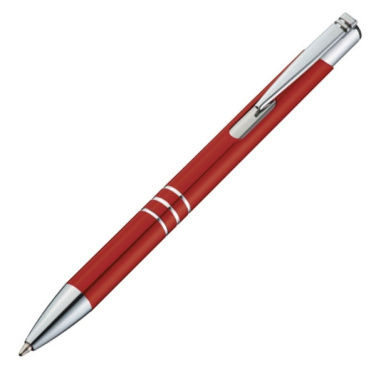 Logo trade advertising product photo of: Metal ballpen ASCOT