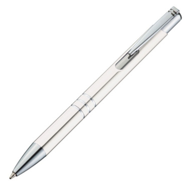 Logo trade business gift photo of: Metal ballpen ASCOT