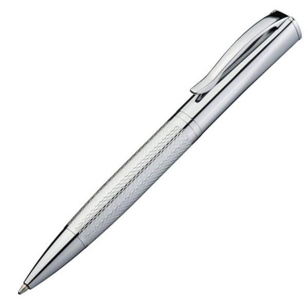 Logo trade promotional gifts image of: Metal ballpen CHESTER