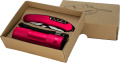 Set torch and pocket knife DOVER, red