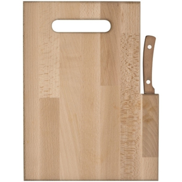 Logo trade advertising product photo of: Wooden board with knife LIZZANO