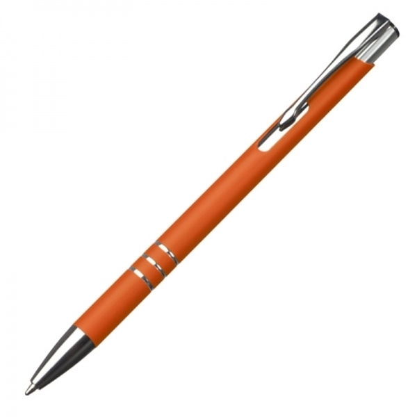 Logo trade business gift photo of: Metal ballpen NEW JERSEY