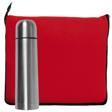 Logotrade promotional giveaway picture of: Set fleece blanket and thermal flask LIVERPOOL