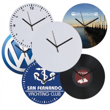 Logotrade promotional product image of: Wall clock with allover clock face VENICE