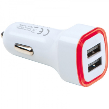 Logotrade promotional item picture of: USB charging adapter KFZ FRUIT