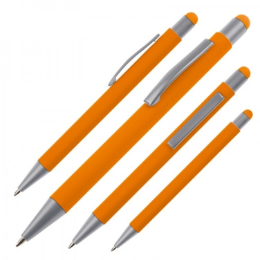 Logotrade promotional giveaways photo of: Metal ballpen touch pen soft touch SALT LAKE CITY