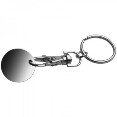 Logo trade advertising product photo of: Keyring with shopping coin ARRAS