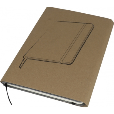 Logotrade promotional item picture of: Notebook A5 BREMEN