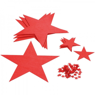 Logo trade promotional merchandise image of: Felt star set KARLSTAD