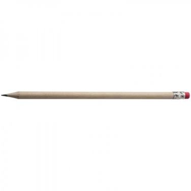 Logotrade promotional product image of: Pencil with eraser HICKORY