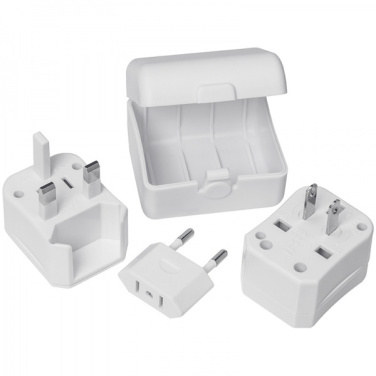 Logo trade promotional product photo of: Travel adapter PERU