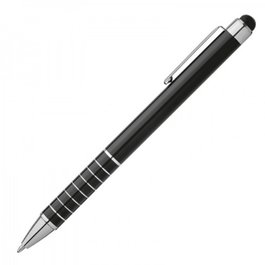 Logotrade promotional product image of: Metal ballpen with touch pen LUEBO