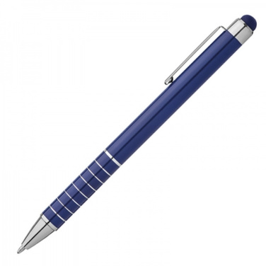 Logo trade promotional merchandise picture of: Metal ballpen with touch pen LUEBO