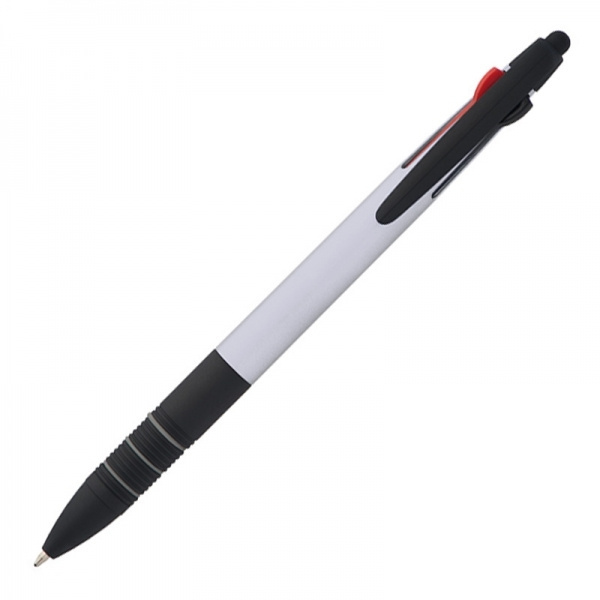 Logo trade corporate gifts picture of: Plastic ballpen 3in1 BOGOTA