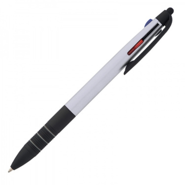 Logo trade promotional giveaways image of: Plastic ballpen 3in1 BOGOTA