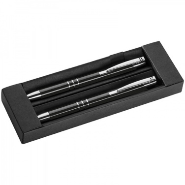 Logotrade promotional giveaways photo of: Metal writing set CLAREMONT