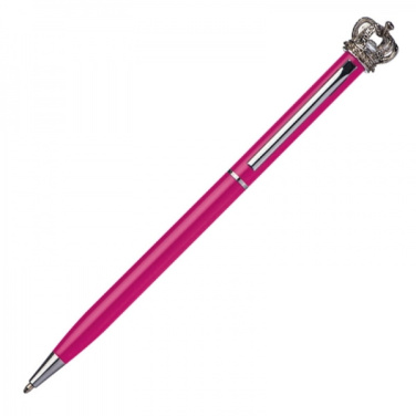 Logo trade advertising products image of: Metal ballpen KINGS PARK