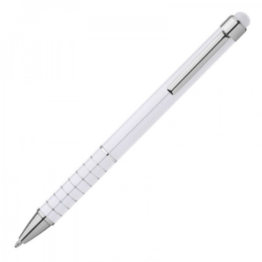 Logo trade promotional gifts picture of: Metal ballpen with touch pen LUEBO