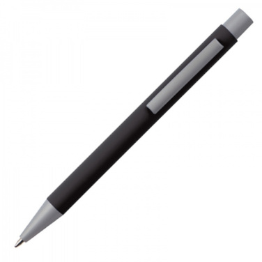 Logo trade promotional item photo of: Metal ballpen soft touch ABU DHABI