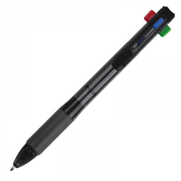 Logo trade advertising products picture of: Plastic ballpen 4in1 NEAPEL