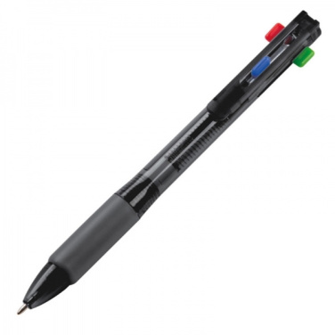 Logotrade corporate gift picture of: Plastic ballpen 4in1 NEAPEL