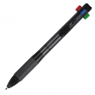 Logo trade promotional giveaway photo of: Plastic ballpen 4in1 NEAPEL